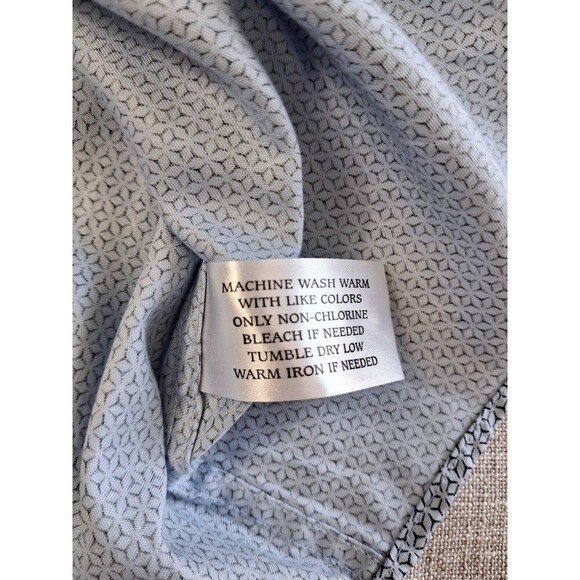 Neiman Marcus Men's Dress Shirt Long Sleeve Trim Fit - 16 32/33 Trim Fit Blue - Picture 4 of 10